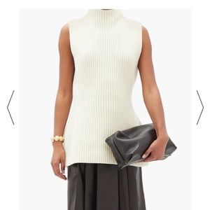 Jil Sander Black Leather Clutch